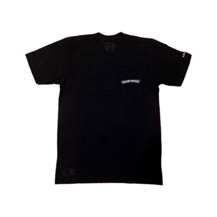 Chrome Hearts Scroll Logo T-Shirt – Black