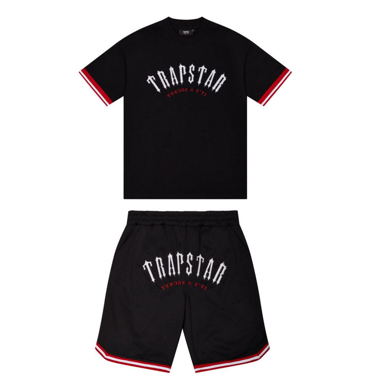 Trapstar London Arch Mesh Shorts Set – Black