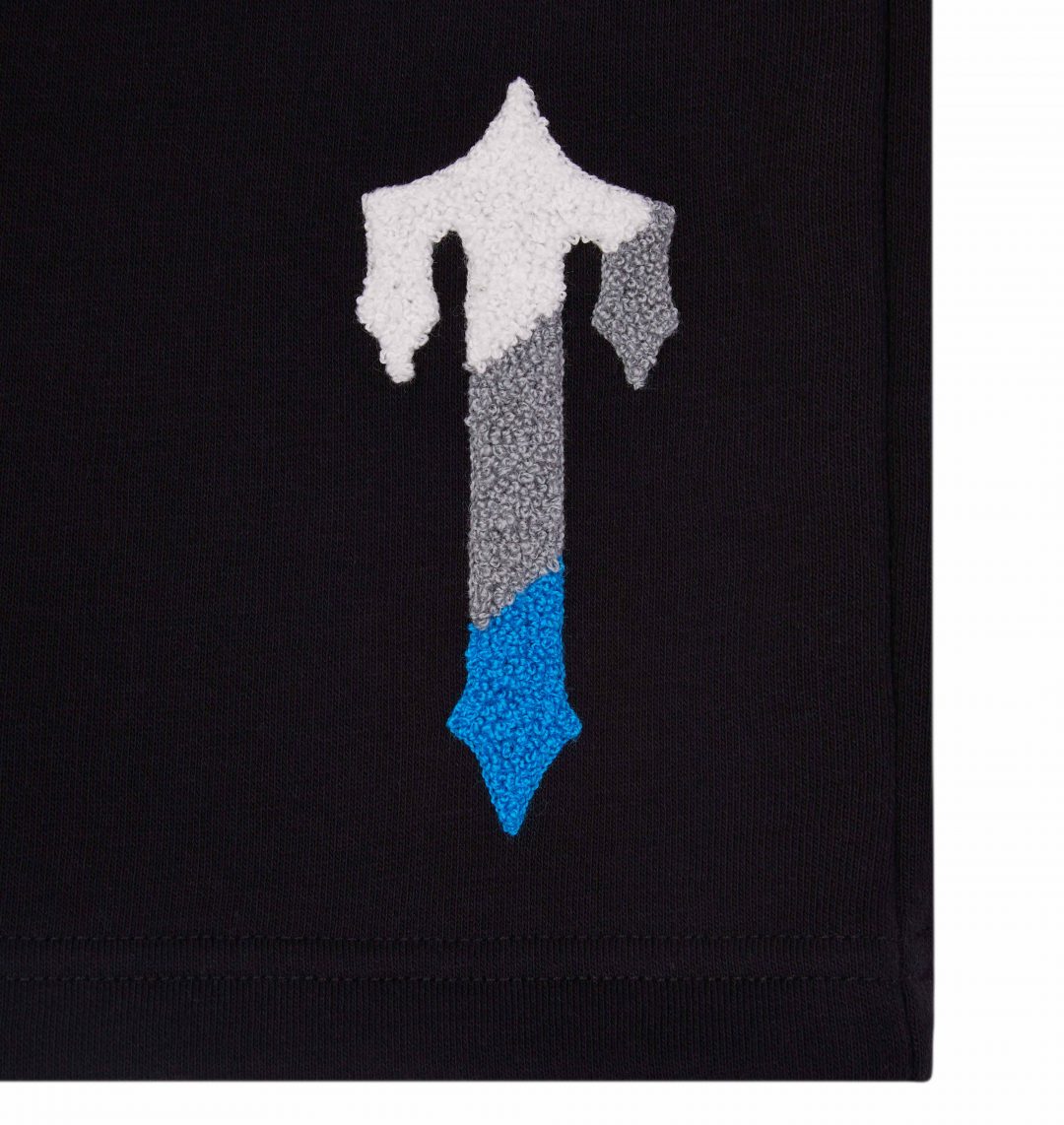 Trapstar London Irongate T Lightning Shorts Set – Black/Ice Edition