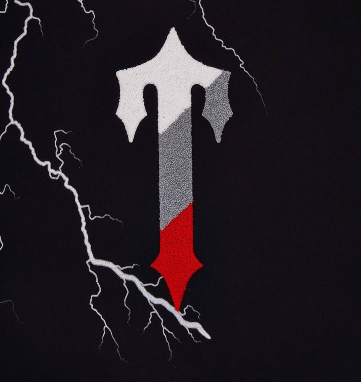 Trapstar London Irongate T Lightning Shorts Set – Black/Infrared Edition